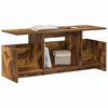 vidaXL TV Stand Smoked Oak 102 x 35 x 45 cm Engineered Wood