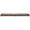 vidaXL Bed Frame without Mattress Brown Oak 75x190 cm Small Single