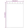vidaXL Blackout Curtains with Rings 2 pcs Cream 175 x 140 cm Polyester