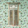 Noordwand Wallpaper Kolibri and Bamboo Turquoise