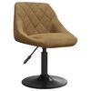 vidaXL Bar Stool Brown Velvet