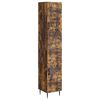 vidaXL Cabinet Set 2 pcs Smoked Oak Engineered Wood