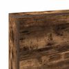 vidaXL Bookcase Bed Smoked oak 180 x 200 cm Engineered wood