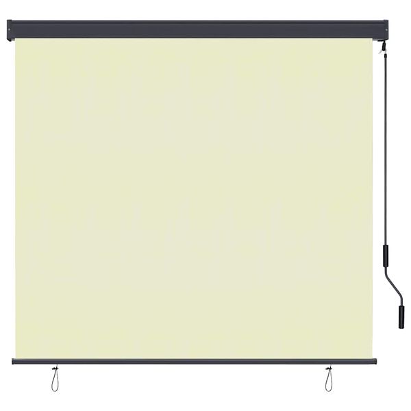 vidaXL Outdoor Roller Blind 170x250 cm Cream