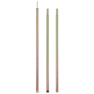vidaXL Telescopic Tent Pole with Length of 170-255 cm Galvanised Steel