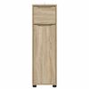 vidaXL Bathroom Cabinet Sonoma Oak 30.5 x 30 x 101 cm Engineered Wood