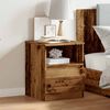 vidaXL Bedside Cabinet Old Wood 40x40x50 cm Engineered Wood