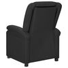vidaXL Recliner Chair Black Faux Leather