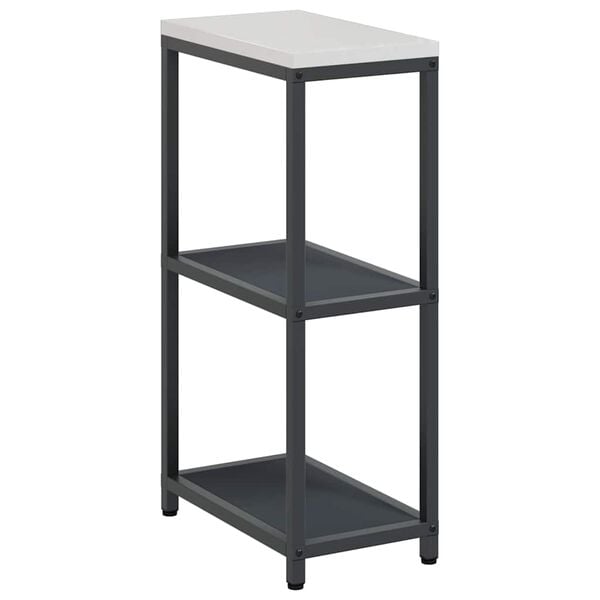 vidaXL Kitchen Storage with Shelf Anthracite 30 x 50 x 92 cm Steel