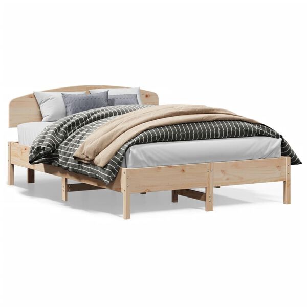 vidaXL Bed Frame without Mattress 160x200 cm Solid Wood Pine