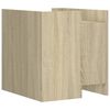 vidaXL Bedside Cabinet Sonoma Oak 45x50x50 cm Engineered Wood