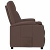 vidaXL Recliner Chair Brown Faux Leather