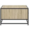 vidaXL Coffee Table Sonoma Oak 90x57x35 cm Engineered Wood and Metal