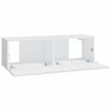 vidaXL Wall TV Cabinets 2 pcs White 100x30x30 cm Engineered Wood