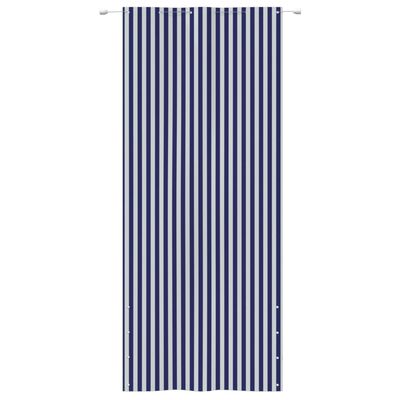 vidaXL Balcony Screen Blue and White 120x240 cm Oxford Fabric