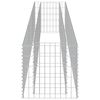 vidaXL Gabion Raised Bed Galvanised Steel 270x50x50 cm