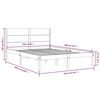 vidaXL Bed Frame without Mattress 160x200 cm Solid Wood Pine