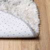 vidaXL Shaggy Rug High Pile NAVARRA Silver Grey 160x160 cm Polyester