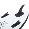 vidaXL Inflatable Stand Up Paddle Board Set Black and White