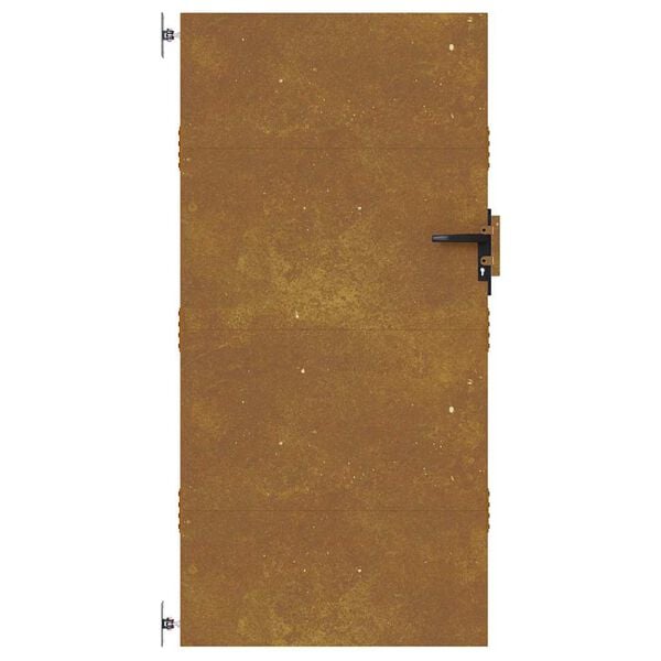 vidaXL Garden Gate 85x200 cm Corten Steel