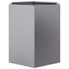 vidaXL Garden Planter Hexagon 46x40x45 cm Galvanized Steel
