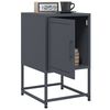 vidaXL Bedside Cabinets 2 pcs Anthracite 36x39x60.5 cm Steel