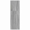 vidaXL Cabinet Manual Grey Sonoma 79.5 x 49 x 156 cm Engineered Wood