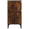 vidaXL Bedside Cabinets 2 pcs Smoked Oak 40x35x70 cm