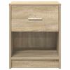 vidaXL Bedside Cabinets 2 pcs with Drawer Sonoma Oak 40x34x50 cm