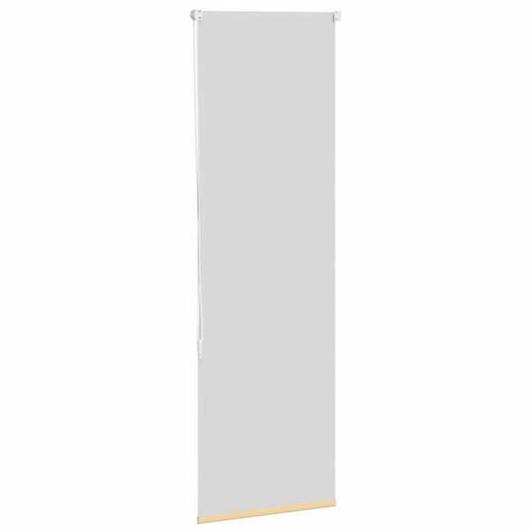 vidaXL Roller Blind Blackout Beige 60x150 cm Fabric Width 55.7 cm Polyester