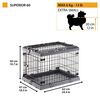 Ferplast Dog Crate Superior 60 62x47x50 cm Black