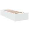 vidaXL Bed Frame without Mattress White 100x200 cm
