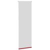 vidaXL Roller Blind Blackout Red 50x175 cm Fabric Width 45.7 cm Polyester