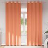 vidaXL Blackout Curtains with Rings 2 pcs Terracotta 225 x 140 cm