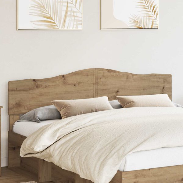 vidaXL Headboard Artisan Oak 200 cm Engineered wood