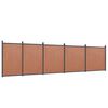 vidaXL Fence Panel Brown 872x186 cm WPC