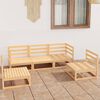 vidaXL 5 Piece Garden Lounge Set Solid Wood Pine
