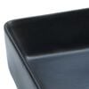 vidaXL Countertop Basin Black Rectangular 46x35.5x13 cm Ceramic