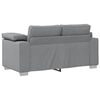 vidaXL Sofa Light Grey 160 x 77 x 82 cm Fabric