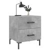 vidaXL Bedside Cabinet Concrete Grey 40x35x47.5 cm Engineered Wood