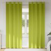 vidaXL Blackout Curtains with Rings 2 pcs Green 245 x 140 cm Polyester