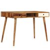 vidaXL Writing Desk 110x55x76 cm Solid Acacia Wood
