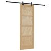 vidaXL Sliding Door ORKDAL Natural 73.5 x 211 cm Solid Pine Wood