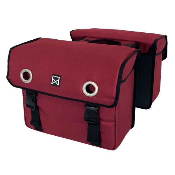Willex Bicycle Panniers 30 L Canvas Red