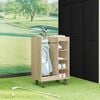 vidaXL Golf Cabinet with Wheel Plain Sonoma Oak 65 x 45 x 98 cm