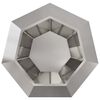 vidaXL Planter Silver 100 x 100 x 80 cm Stainless Steel