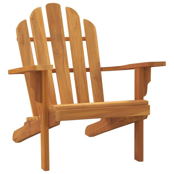 vidaXL Garden Adirondack Chairs 2 pcs 79x95x92 cm Solid Wood Teak