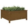 vidaXL Garden Planter Honey Brown 82.5x82.5x39 cm Solid Wood Pine