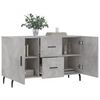 vidaXL Sideboard Concrete Grey 100x36x60 cm Engineered Wood