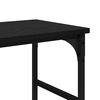 vidaXL Console Table Black Oak 150 x 29 x 76.5 cm Engineered Wood